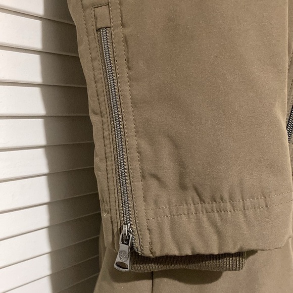 VINCE CAMUTO taupe down blend with luxe faux fur hood outerwear jacket by - Picture 3 of 15